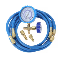 Mtsooning R410a Refrigerant Charge Hose With Gauge for Air Condition Refrigerant R134A R404A R22 R410A
