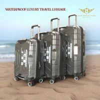 Fiber Luggage Bag Unbreakable Robot Travel Luggage Strong & Durable Expandable PC Travel Luggage