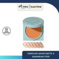LUXCRIME Blur & Cover Two Way Cake Original - Luxcrime Bedak Padat TWC - LucrimeTWC REFILL Buttercre