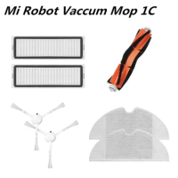 For Xiaomi 1C Robotic Vacuum Cleaner Accessories Main Side Brush Hepa Filter Cloth for Mijia STYTJ01ZHM Mi Robot Vacuum Mop