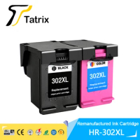 Tatrix 302XL remanufactured Cartridge Replacement for HP 302 HP302 XL Ink Cartridge for Deskjet 1110 1111 1112 2130 2131 printer