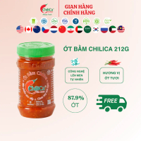 Ớt Bằm ChiliCa 212g - Lên Men Tự Nhiên, Không Chất Điều Vị, Không Hương Liệu, Không Phẩm Màu