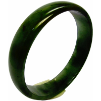【小樂珠寶】翡翠手鐲薄滿綠飄花天然A貨(手圍16.8號 內徑52.7mm V617)