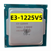 Sử dụng Xeon E3-1225V5 CPU 3.30GHz 8M 80W LGA1151 E3-1225 V5 Quad-core E3 1225 V5 Bộ vi xử lý E3 122