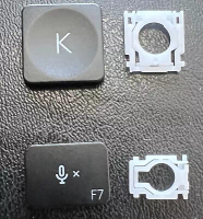 Logitech MX KEYS S BLACK INDIVIDUAL REPLACEMENT KEYBOARD KEYCAPS KEYS (YR0073)