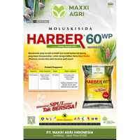 Harber 60 WP Moluskisida Maxxi Agri Obat Keong Siput Sawah 100 gram
