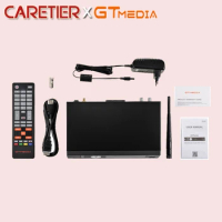 3PCS GTmedia V8 Turbo Satellite Receiver TV BOX Decoder HD DVB S2X T2 Cable 1080P M3U Support CA Card Slot PK V8 PRO 2
