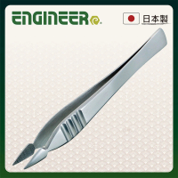 【ENGINEER 日本工程師牌】抗磁鑷子箭型附牙125mm PT-07(非磁性不生鏽 電子基板作業及精密設備工作)