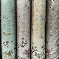 kain gamis - tunik- baju kurung- coco print-  motif bunga kecil