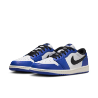 【NIKE 耐吉】運動鞋 籃球鞋 男鞋 AIR JORDAN 1 RETRO LOW OG 皇家藍 黑藍 喬丹 AJ1 低筒(CZ0790140)
