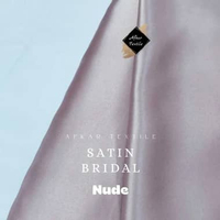 [0.5 METER] Kain Satin Bridal Heavy / Saten Bridal Deutches - Kain Bridesmaid Original Import Kualit