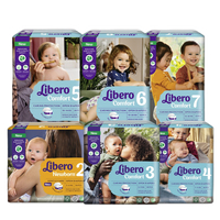 【1箱(8包)送玩具】Libero 麗貝樂 newborn/comfort  嬰兒尿布/紙尿褲/過夜尿布(1-7號) 憨吉小舖