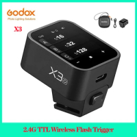 Godox X3 XNANO 2.4G TTL Wireless Flash Trigger C/N/S/F/O HSS TTL Wireless Flash Trigger with OLED Touch Screen For Sony Canon