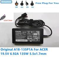 Original 19.5V 6.92A 135W Chicony A18-135P1A A135A025P AC Adapter For ACER ASPIRE 7 NITRO 5 SERIES Laptop Power Supply Charger