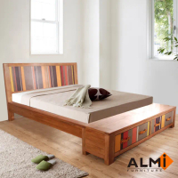 【ALMI】雙抽雙人床DOCKER BAYADERE-BED 154x192(床架)