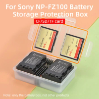 KingMa Plastic Battery Case Holder Battery Storage Box For Sony NP-FZ100 Battery a7m3 a7R5/r3/r4 A7RIII A9 7RM3 ILCE-9 A7M3