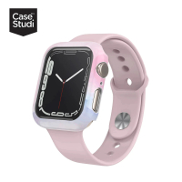 【CaseStudi】AppleWatch 9/8/7 45mm Prismart 錶殼_粉彩紋(相容44mm Apple Watch)