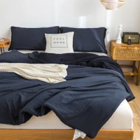 Dark Navy Blue Bedding comforter set and pillow sham size bedding comforter sets includes comforter and pillow shams