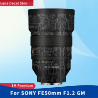 For SONY FE 50mm F1.2 GM Decal Skin Vinyl Wrap Film Camera Lens Body Protective Sticker Protector Coat sony50\1.2GM