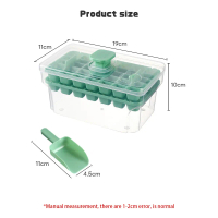 Aikoky 68 Grids Ice Cube Tray Pembuat Ais Cube Pembuat Makanan Bayi Acuan Ais Silikon Dengan Alat Pe