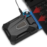 Portable Laptop Cooler External Extracting Laptop Cooling Fan Air Cooler Notebook USB Cooling Pad La