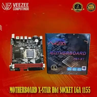 motherboard Mobo MB X-Star H61 LGA 1155 slot NVMe baru murah garansi