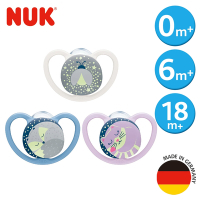 德國NUK-Space夜光型超透氣矽膠安撫奶嘴