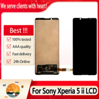 Original 6.1'' For Sony Xperia 5 II LCD Display Touch Screen Digitizer Replacement X5ii SO-52A XQ-AS52 XQ-AS62 XQ-AS72 SOG02 LCD
