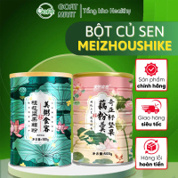 Bột Củ Sen Mix Hạt Dinh Dưỡng/ Điều Hạt Chia, Hữu Cơ Meizoushike, 500G, Gofit Mart