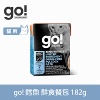 go! 豐醬無穀鱈魚 182g 鮮食利樂貓餐包 (主食罐 鱈魚)