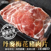 【海肉管家】丹麥梅花豬肉片9盒(約150g/包)