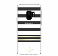 [現貨1個] Kate Spade 手機殼 適 Samsung Galaxy S9 2018 硬殼保護殼 Stripe 2 透明/白/金條紋 KSSA-041-STPWG_ZZ1