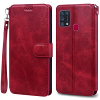 M31 M31s Case For Samsung Galaxy M31 Case Leather Wallet Flip Case For Samsung Galaxy M31S Case M317F M315F Cover Coque Fundas