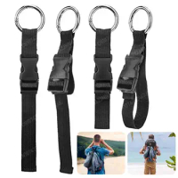 Travel Luggage Fixed Strap with Release Buckle Suitcases Fixed Belt Anti-Theft Backpack Jackets Gripper Outdoor Small Tools