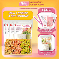 [ DEAL ĐỘC QUYỀN  LIVESTREAM ]  COMBO 4 SET NOUGAT Thượng Hạng tặng 1 set nougat cơ bản ONICI - ONIC