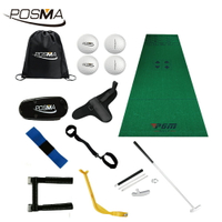 POSMA 高爾夫室內果嶺推桿草皮練習墊 撲克圖案 ( 100cm X 350 cm) 訓練組合 PG390PA