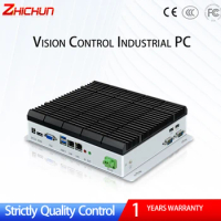 ZHICHUN 4G Wifi Rugged Embedded Mini Pc Wins 10 Fanless Industrial Small Computer Ssd Mini Pc I3 I5 I7 Intel Hd Graphics Mini Pc