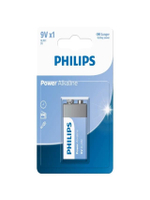 ถ่านอัลคาไลน์ ขนาด 9V (แพ็ค1ก้อน) Power Alkaline 6LR61P1B/67 สีขาว