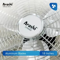 Arashi ARF 18 RC Spinner Kipas Angin Lantai & Dinding 18 Inch + Remote