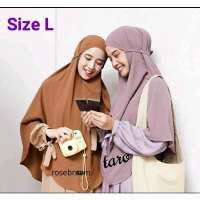 Bergo airflow premium jumbo bergo maryam crinkle airflow syar'i by Muyasa Hijab