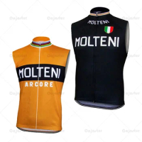 Molteni Team Cycling Vest Summer Breathable Ropa Ciclismo Triathlon Retro Bike Wear Clothing Mtb Jersey