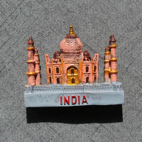 resin refrigerator sticker Taj Mahal, India