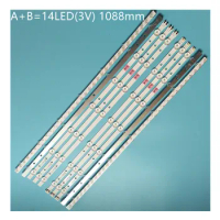 100% New 10pcs/Kit LED strips for SAMSUNG 55 TV D3GE-550SMA-R1 D3GE-550SMB-R0 BN96-28772A BN96-28773A UN55H6203 UN55J6200