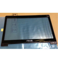 For 14" ASUS VivoBook S400 S400CA s400c Touch Panel Touch Screen Digitizer glass with frame