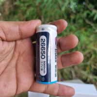 lithium bateray 26650 smilingshark 5000MAH ori Baterai Batre