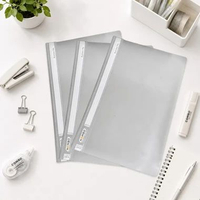 Map Dokumen F4 / Map Plastik Business File Folio / Map Business File H818 Hombo (6 Pcs) grey
