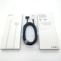 140W USB-C Type C ถึงแม่เหล็ก3สายเข้ากันได้กับ2024  Pro M1 M2 M3 2024 Air 2024 M2  Pro 2024 Pro