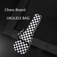 Ukulele Bag Case Waterproof Electric 21 23 24 26 28 30 Inches Concert Tenor Baritone Backpack Carry Gig Portable Chess Board
