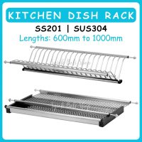 Luxury Stainless Steel SS201 SUS304 Kitchen Cabinet Dish Rack Dapur Kabinet Pinggan Rak