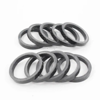 10pcs 5mm Road bike 3K full carbon fibre headset washer Mountain bicycle headset carbon washer stem spacers MTB parts